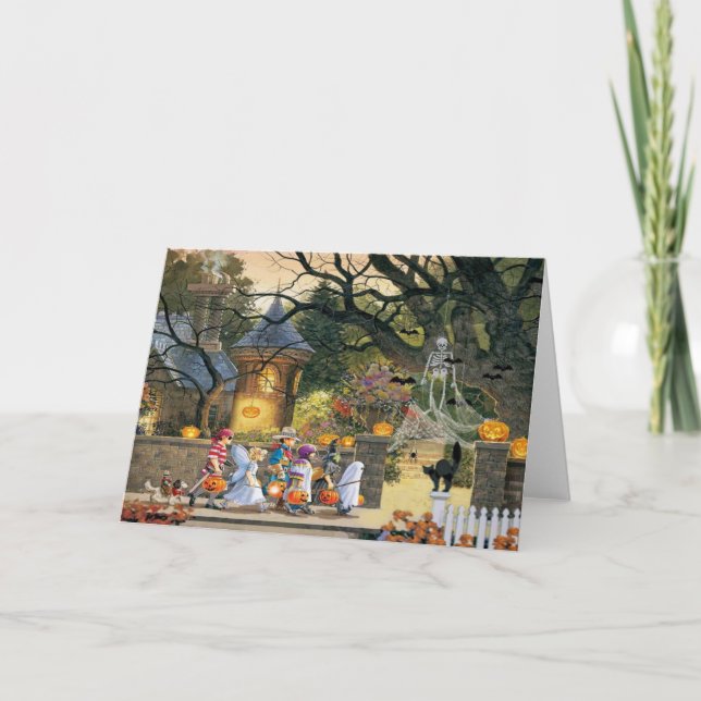 Happy Halloween Children Card (Front)