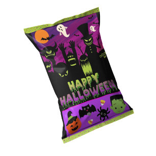 Happy Halloween Chip Bag Wrappers Party Favours Notepad