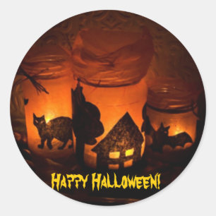 Happy Halloween! Classic Round Sticker
