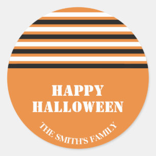 Happy Halloween Classic Round Sticker