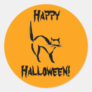 Happy Halloween! Classic Round Sticker