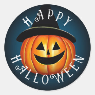 Happy Halloween Classic Round Sticker