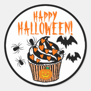 Happy Halloween Classic Round Sticker