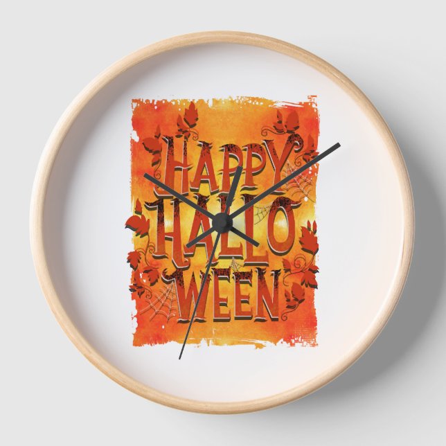Happy Halloween                              Clock (Front)