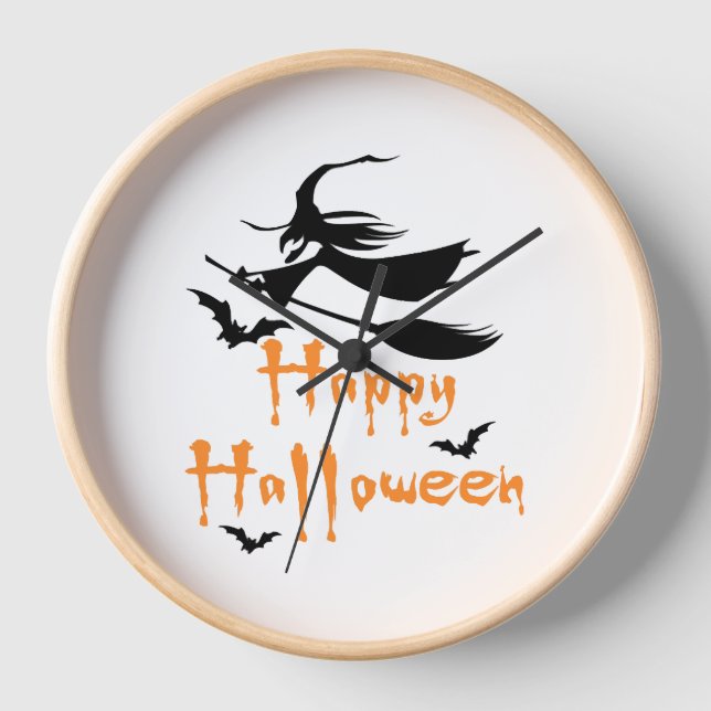 Happy Halloween                   Clock (Front)