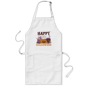 Happy Halloween Coffee Brew Long Apron