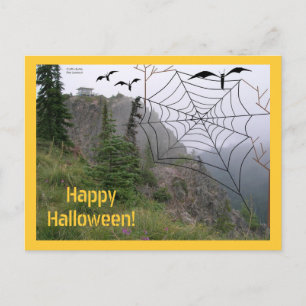 Happy Halloween, Coffin Butte Fire Lookout Postcard
