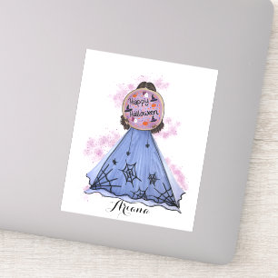 Happy Halloween Cookie Illustration Custom Name