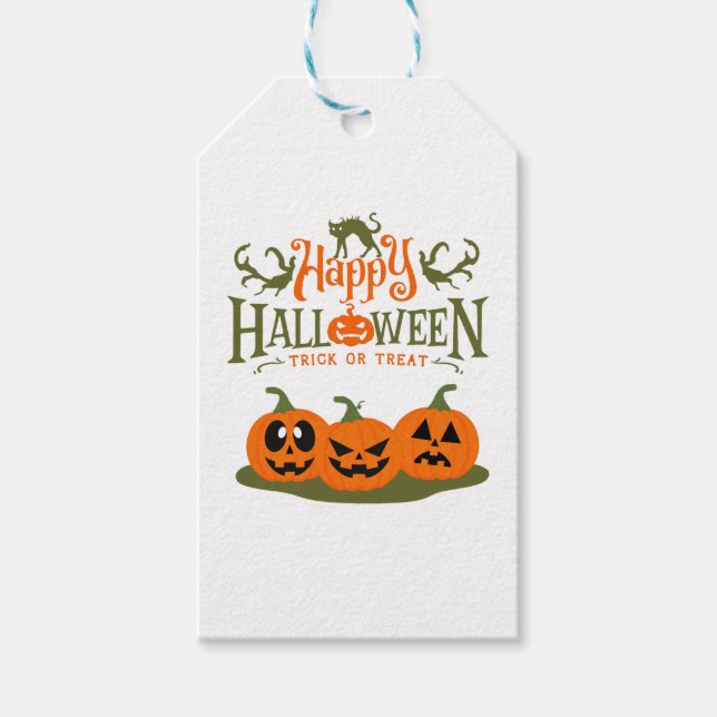 Happy Halloween - Cool Halloween Gift Tags (Front)