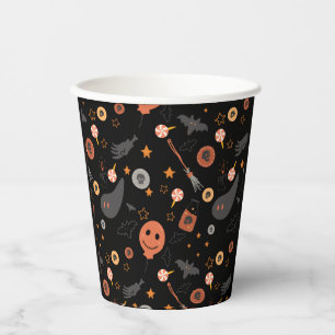 Happy Halloween Costume Birthday Party     Paper Cups