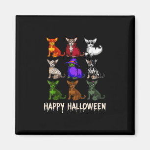 Happy Halloween Costume Chihuahua Dog Lovers Magnet
