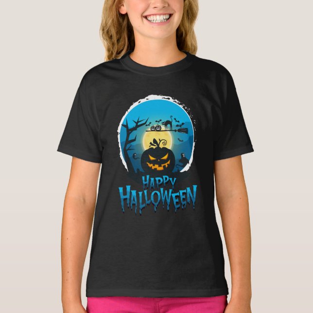 Happy Halloween Costume for girls  T-Shirt (Front)