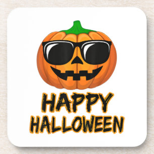 Happy Halloween Costume Funny Pumpkin Men Women Bo Coaster