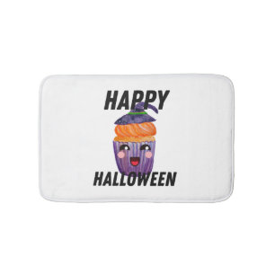 Happy Halloween Costume Halloween Cupcake Bath Mat