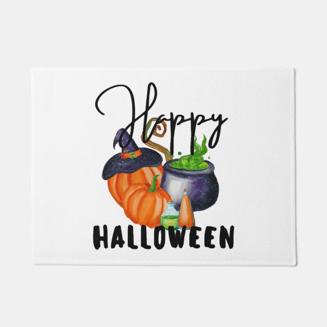 Happy Halloween Costume Halloween Decor Doormat (Front)