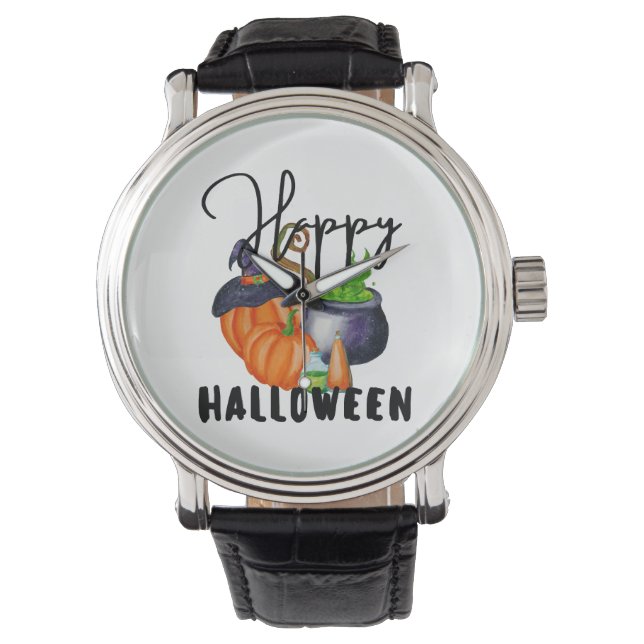 Happy Halloween Costume Halloween Decor Watch (Front)
