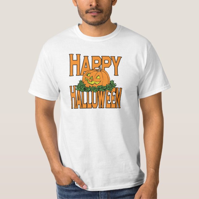 Happy Halloween Costume Value Tshirt (Front)