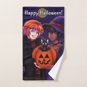 Happy Halloween Costumes Bath Towel Set