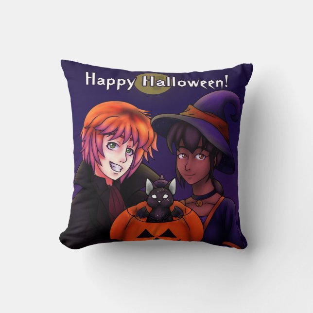 Happy Halloween Costumes Cushion (Front)