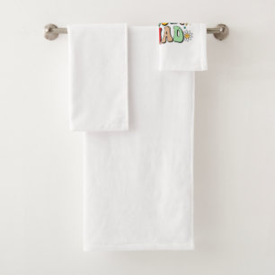 Happy Halloween Costumes Funny Gifts Pumpkins Men Bath Towel Set