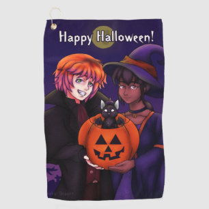 Happy Halloween Costumes Golf Towel