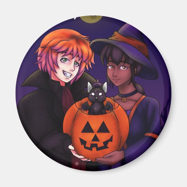 Happy Halloween Costumes Magnet (Front)