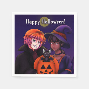 Happy Halloween Costumes Napkin
