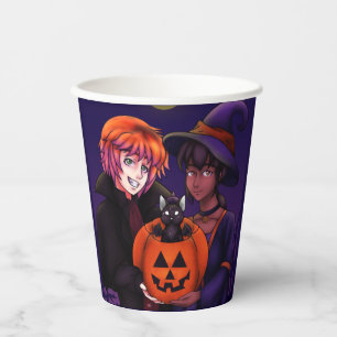 Happy Halloween Costumes Paper Cups