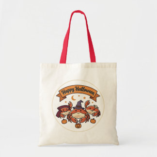 Happy Halloween Crabs Tote Bag