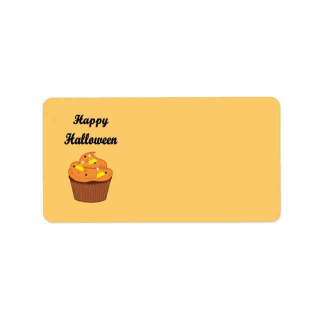 Happy Halloween Cupcake Label (Front)