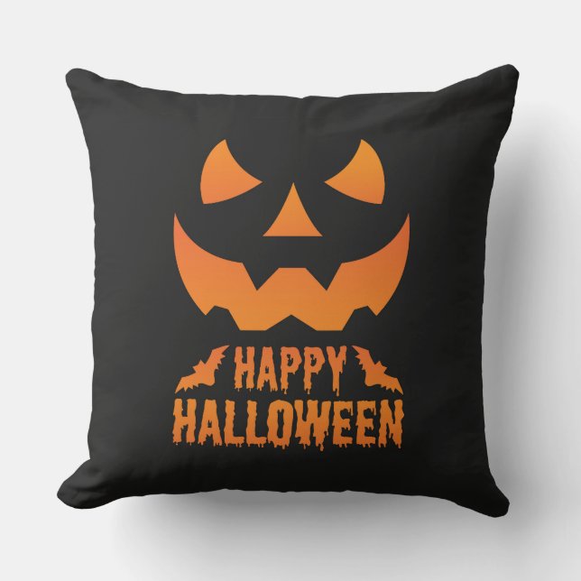 Happy Halloween  Cushion (Front)