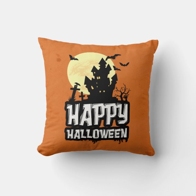 Happy Halloween Cushion (Front)
