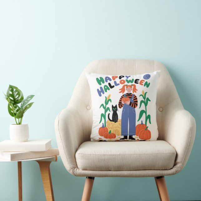 Happy Halloween  Cushion (Chair)