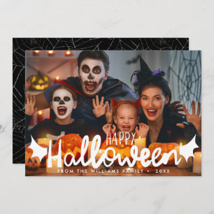 Happy Halloween Custom Photo Halloween Card
