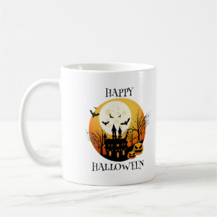 Happy Halloween Custom Text Coffee Mug