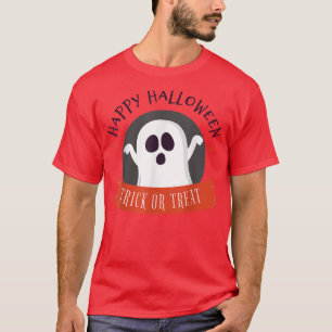 Happy Halloween Cute Boo Spooky Night Trick or Tre T-Shirt