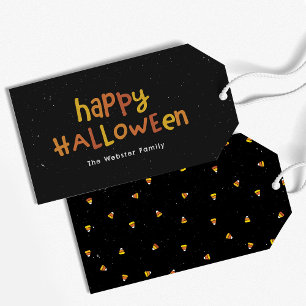 Happy Halloween cute fun personalised Gift Tags