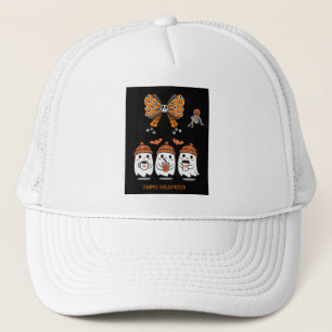 Happy Halloween – cute ghost coffee Trucker Hat