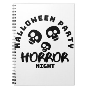 Happy Halloween Cute Ghost Notebook