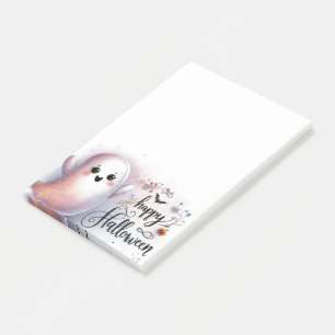 Happy Halloween Cute Ghost Post-it Notes