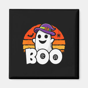 Happy Halloween - Cute Ghost Witch - Boo - Funny H Magnet