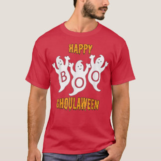 Happy Halloween Cute Ghosts Trio With Happy Boo Gh T-Shirt