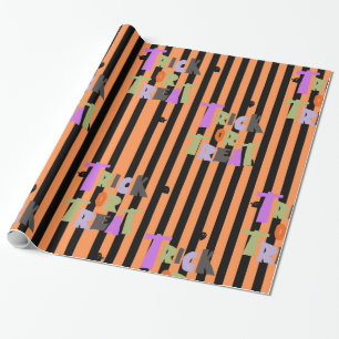 Happy Halloween Cute ghosts  Wrapping Paper