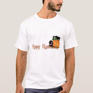 Happy Halloween - Cute Kittens w/Pumpkin T-Shirt