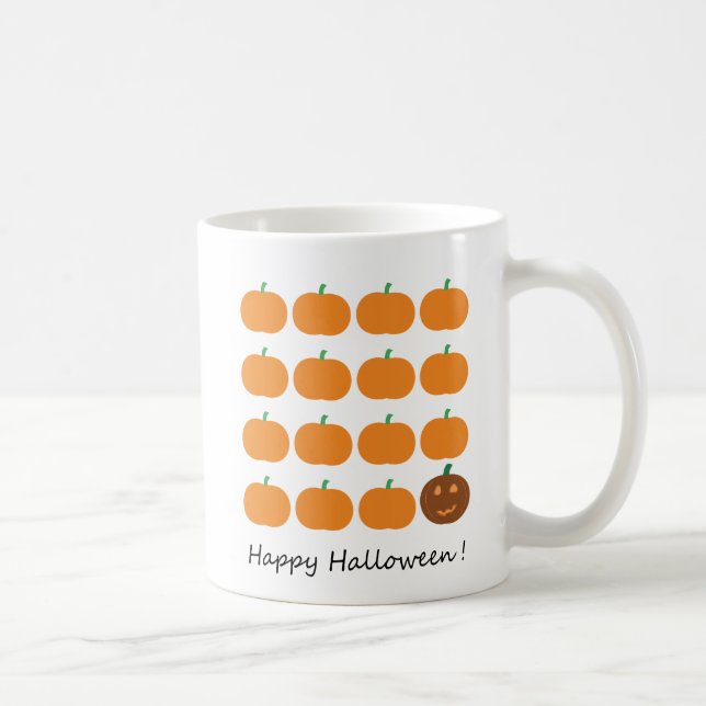 Happy Halloween Cute Pumpkin Patch Coffee Mug (Right)