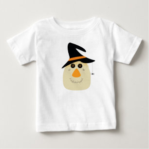 Happy Halloween Cute Scarecrow and Spider Baby T-Shirt