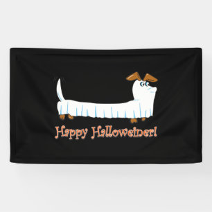 Happy Halloween Dachshund Banner