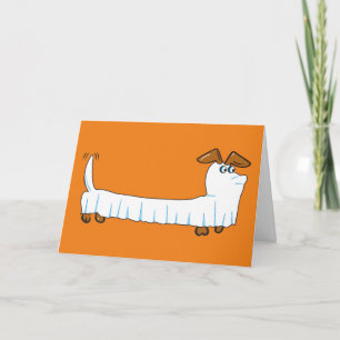 Happy Halloween Dachshund Card