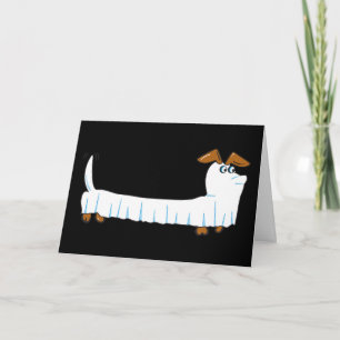 Happy Halloween Dachshund Card