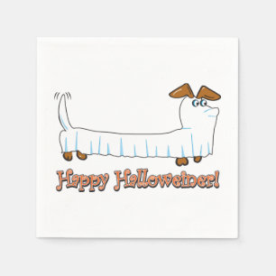 Happy Halloween Dachshund Napkin